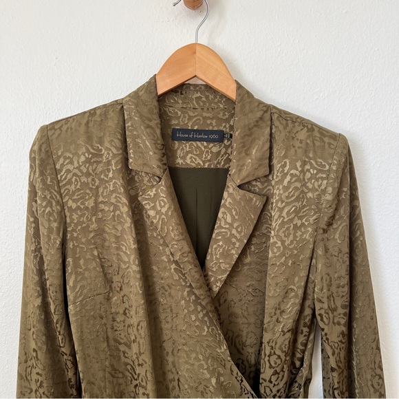 House of Harlow 1960 x REVOLVE Milani Mini Dress in Olive Green - Picture 6 of 13